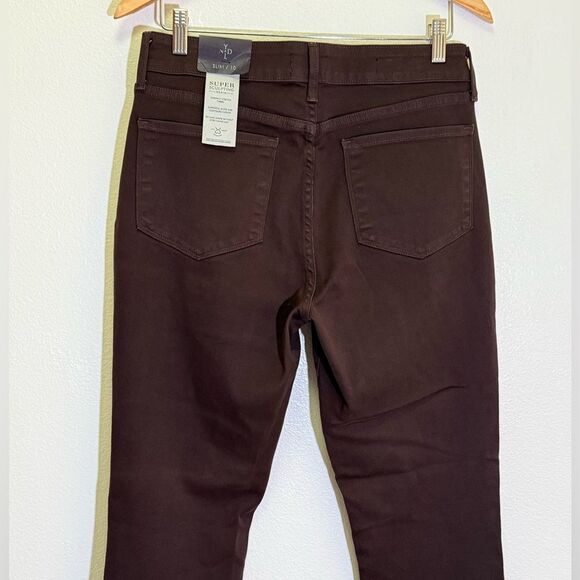 NYDJ - Sheri Slim Super Sculpting Jeans Brown - size 10 NWT - Picture 9 of 10